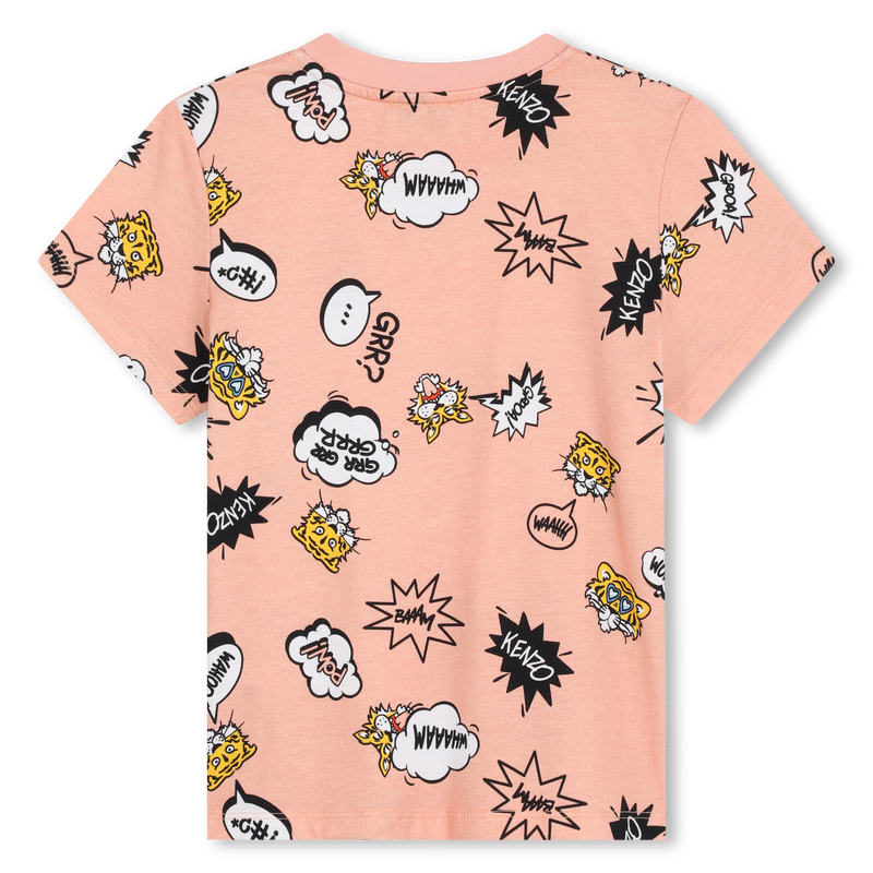 All-over logo print t-shirt KENZO KIDS 
                    GIRL