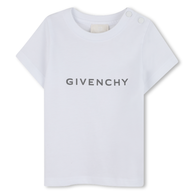 T-shirt with snap closure GIVENCHY 
                        BOY