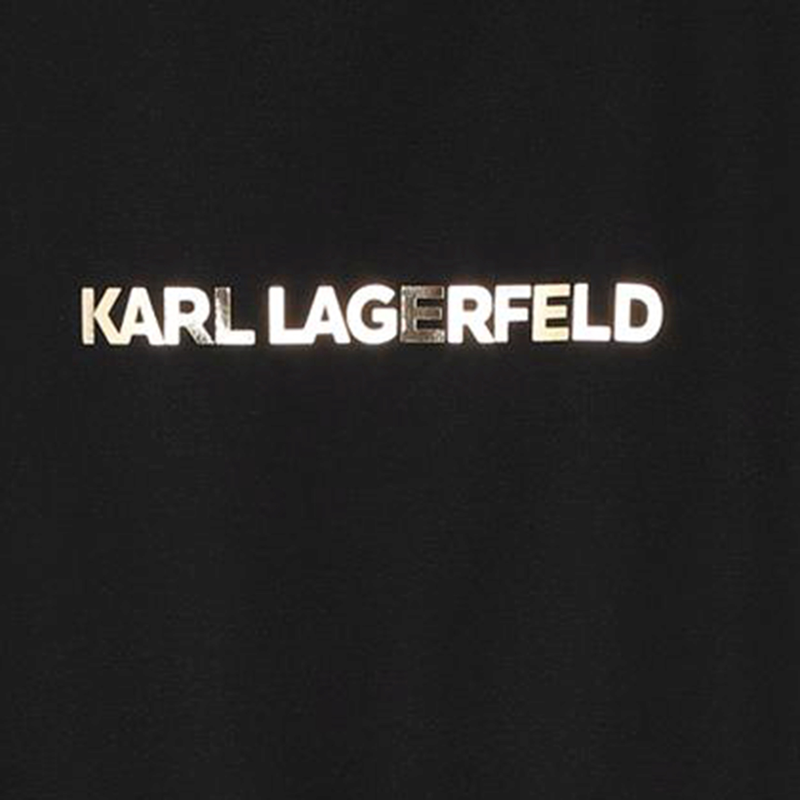 Multi-Material Dress KARL LAGERFELD KIDS 
                        GIRL