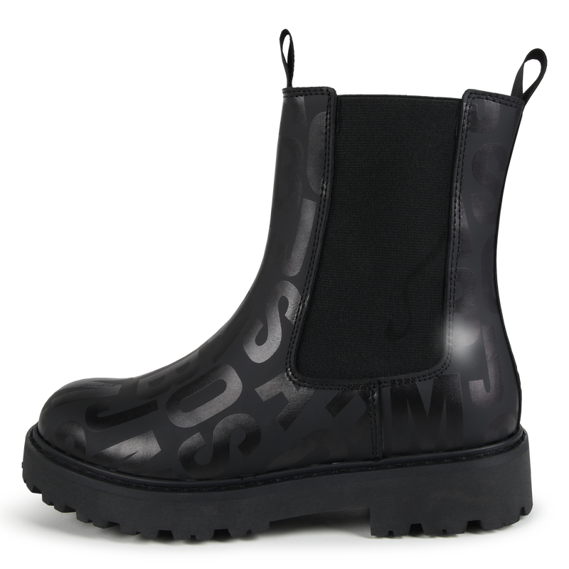 Lined Leather Booties MARC JACOBS 
                        GIRL