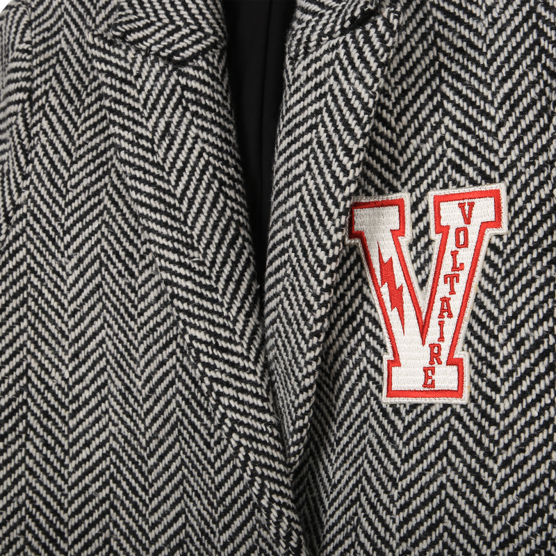 Herringbone-print coat ZADIG & VOLTAIRE 
                    GIRL