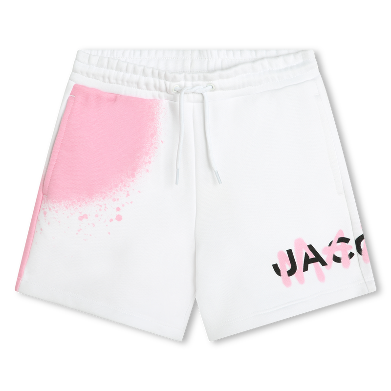 Motif-Print Fleece Shorts MARC JACOBS 
                    GIRL
