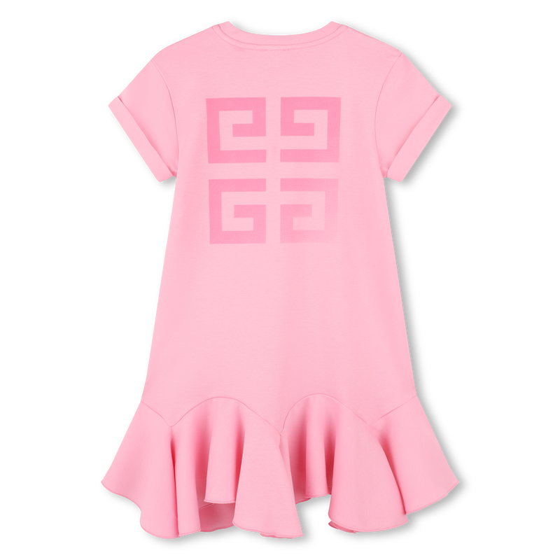 Ruffled cotton dress GIVENCHY 
                    GIRL