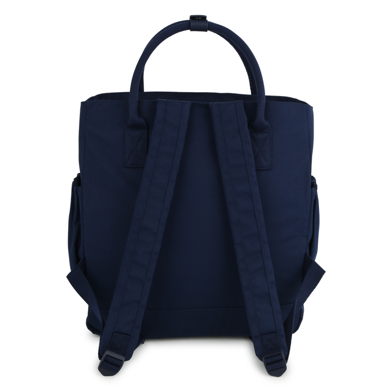 Kenzo Kids Navy Baby Changing Bag 37cm Unisex Toddler One Size Blue Leather by Childrensalon