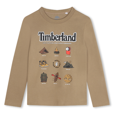 Graphic Print T-Shirt On Front TIMBERLAND BOY