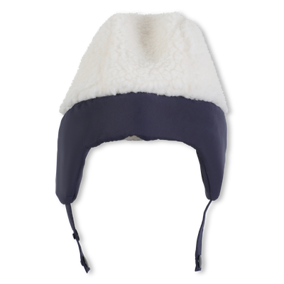 Fleece hat with logo badge TIMBERLAND BOY