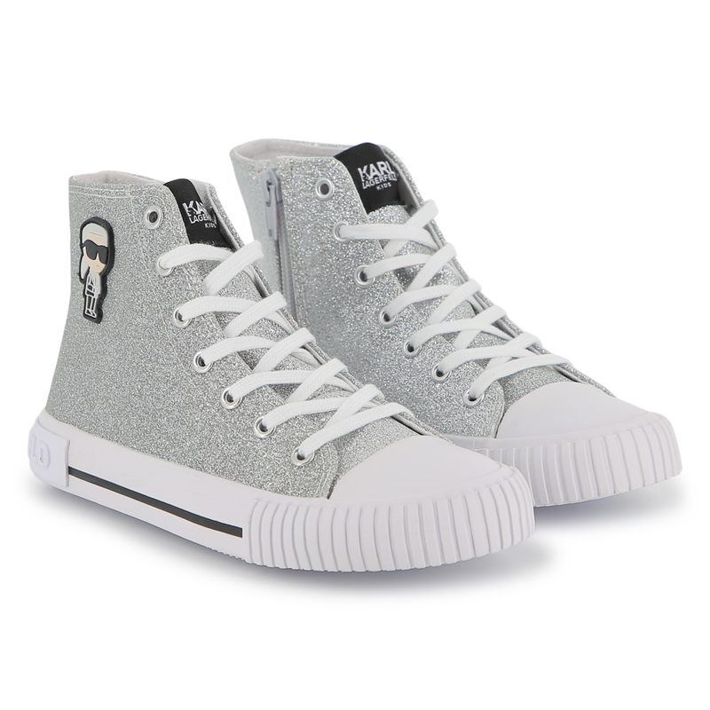 Lace-Up Sneakers KARL LAGERFELD KIDS 
                        GIRL