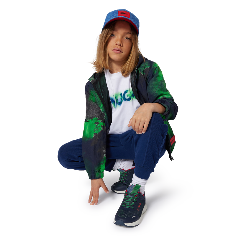Printed lace-up sneakers HUGO 
                    BOY