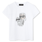 Short-sleeved T-shirt KARL LAGERFELD KIDS 
                    GIRL