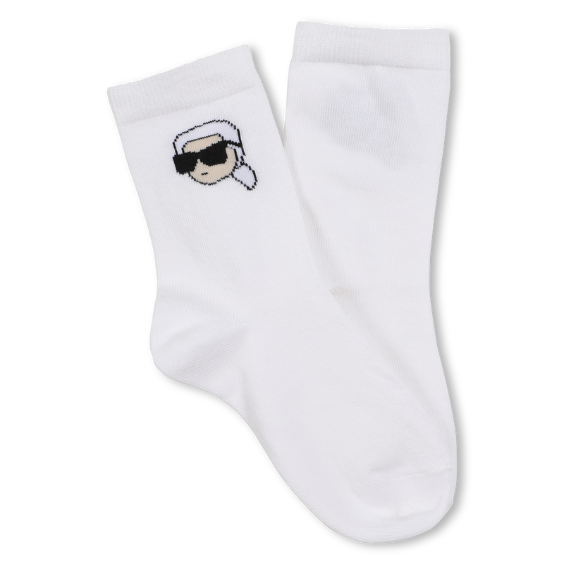 Jacquard socks KARL LAGERFELD KIDS 
                    UNISEX