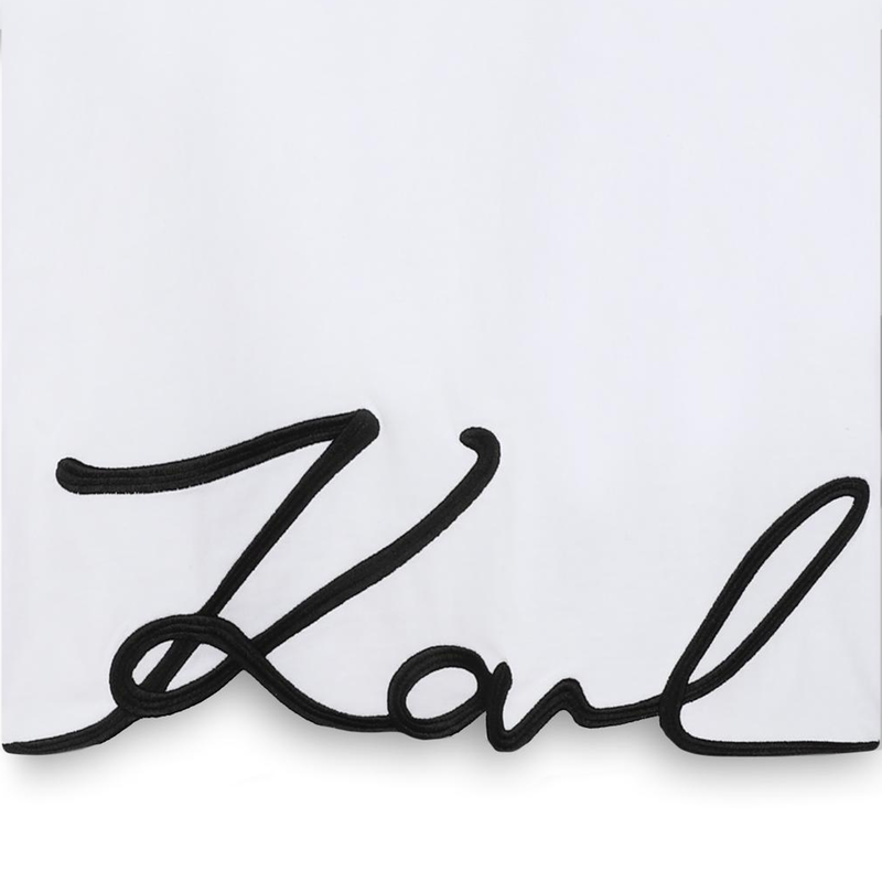 Signature Logo Tee KARL LAGERFELD KIDS 
                    GIRL