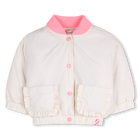 Crinkled Texture Bomber Jacket BILLIEBLUSH 
                    GIRL