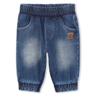 Denim effect knitted trousers TIMBERLAND 
                    BOY