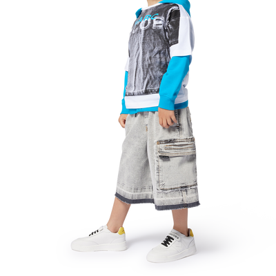 Long denim Bermuda shorts MARC JACOBS BOY