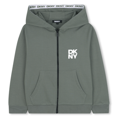 Hooded cardigan DKNY BOY