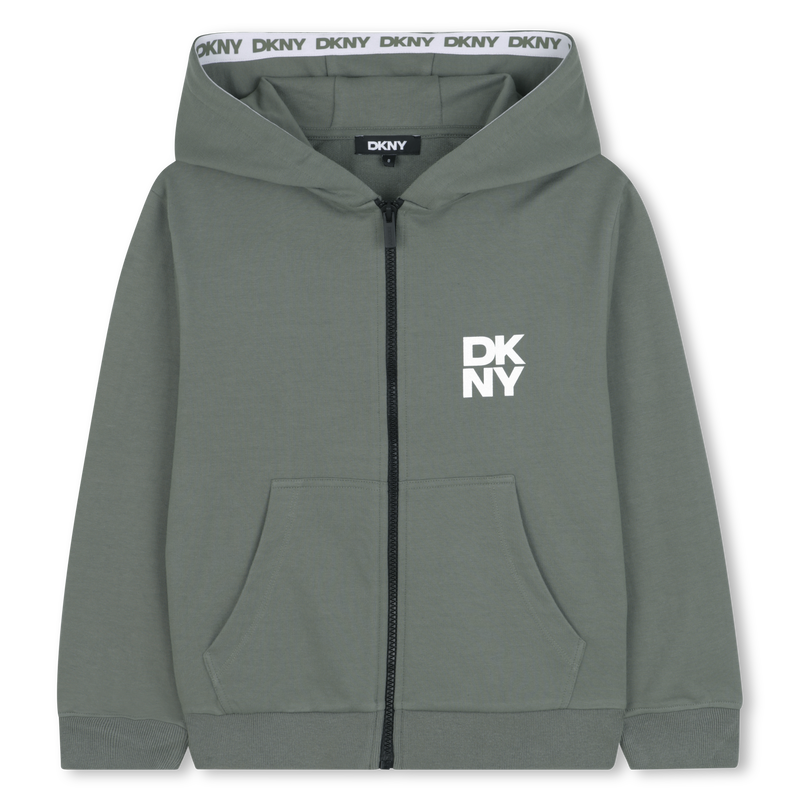 Hooded cardigan DKNY 
                        BOY