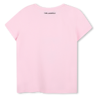 Choupette Print T-Shirt KARL LAGERFELD KIDS 
                    GIRL