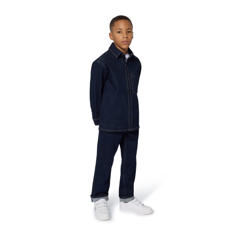 Cowhide leather sneakers BOSS 
                        BOY