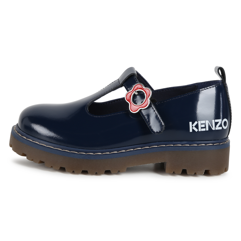 Buckled Leather Mary-Janes KENZO KIDS 
                        GIRL