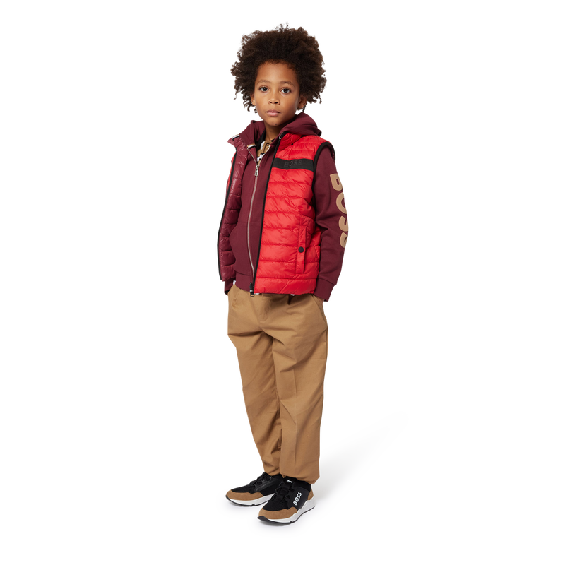 Hooded Piqué Cardigan BOSS 
                    BOY