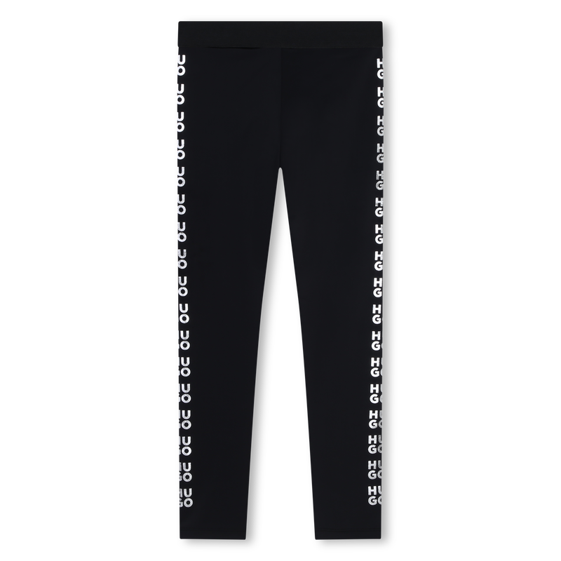 Shiny Logo Leggings HUGO 
                        GIRL