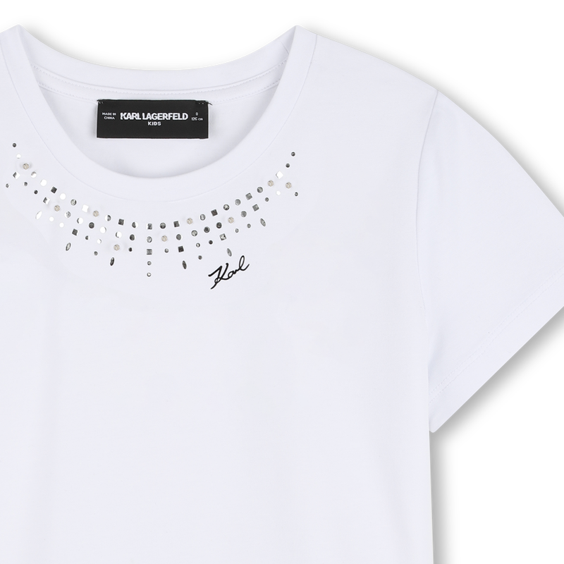 Short-Sleeved T-Shirt KARL LAGERFELD KIDS 
                        GIRL