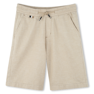 Cotton & linen Bermuda shorts BOSS BOY