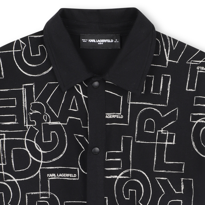 Short-sleeved jersey shirt KARL LAGERFELD KIDS 
                    BOY