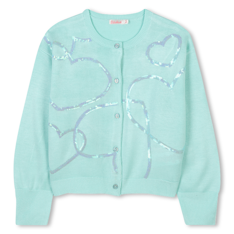 Sequin tricot cardigan BILLIEBLUSH 
                        GIRL