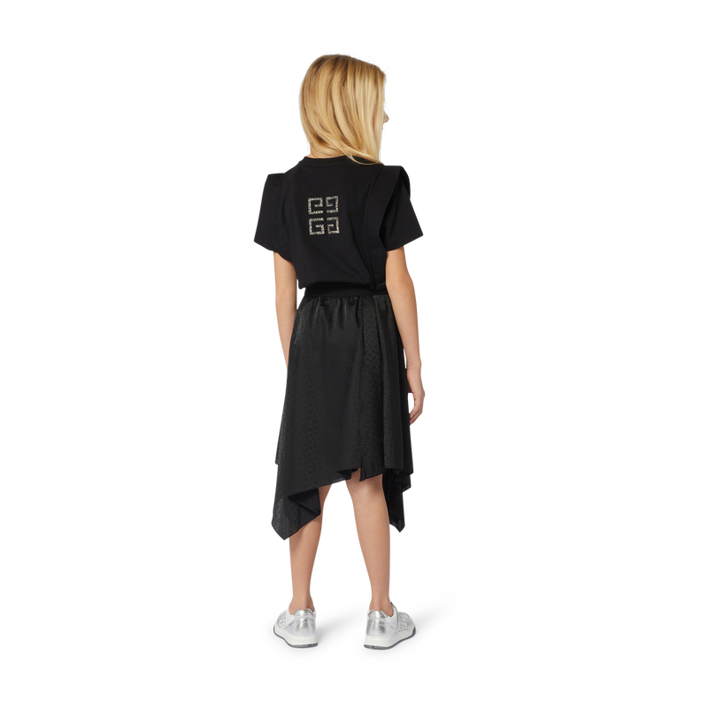 Embroidered Cotton T-Shirt GIVENCHY 
                    GIRL