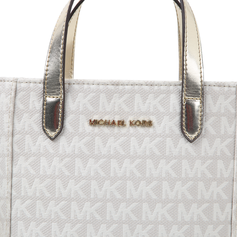 Printed zip-up tote bag MICHAEL KORS 
                        GIRL