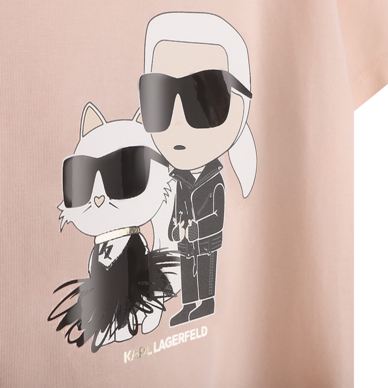 Short sleeve t-shirt KARL LAGERFELD KIDS 
                        GIRL