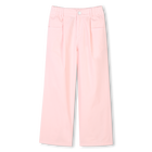 Flared poplin trousers, ENGLISH ROSE, hi-res