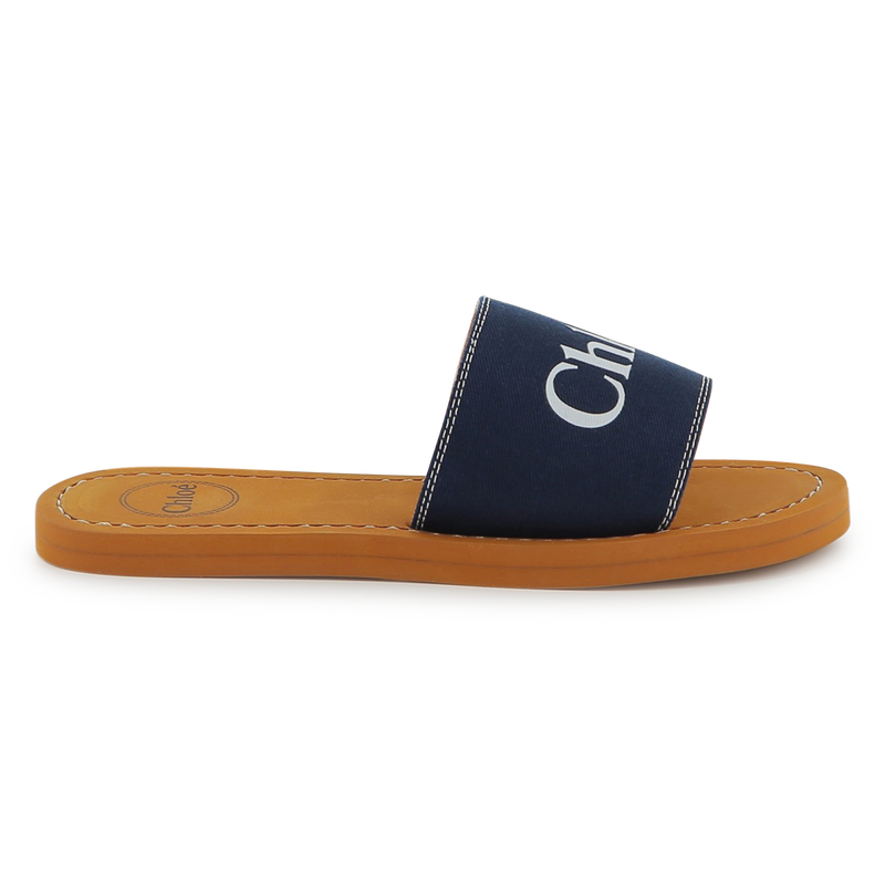 Fabric logo slides CHLOE 
                    GIRL
