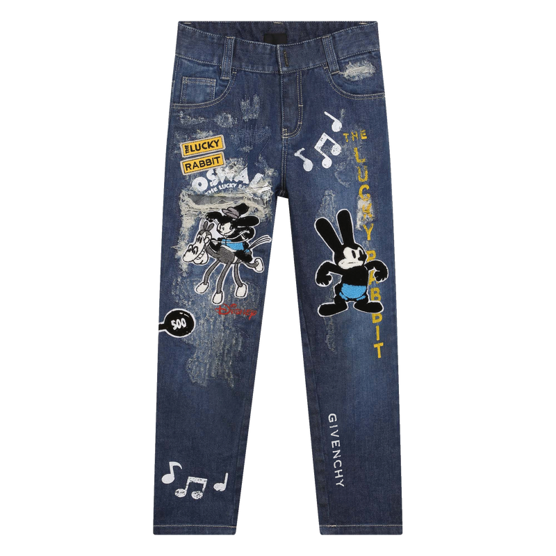 Disney Cotton Printed Jeans GIVENCHY 
                    BOY