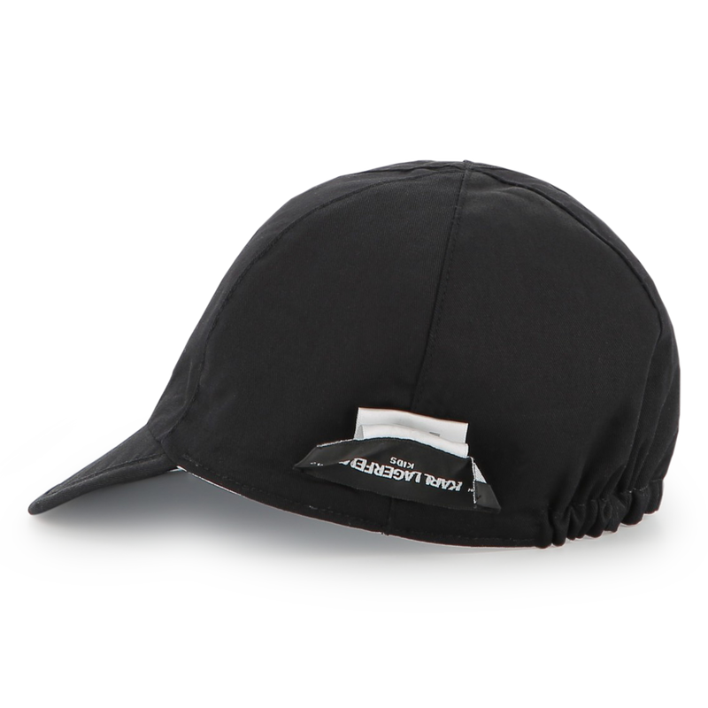 Reversible cotton cap KARL LAGERFELD KIDS 
                        BOY