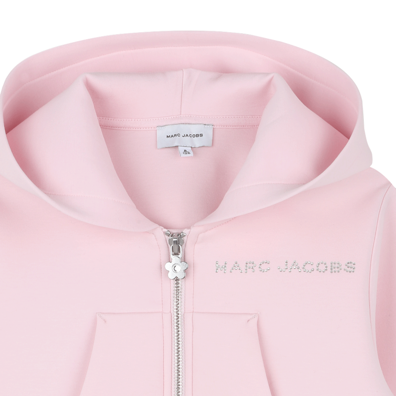 Zip-Up Hoodie MARC JACOBS 
                        GIRL
