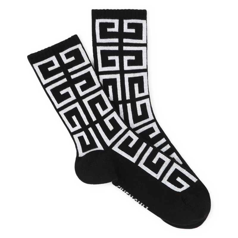 Two-Tone Patterned Socks GIVENCHY 
                    BOY