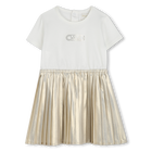 Bi-material formal dress MICHAEL KORS 
                    GIRL