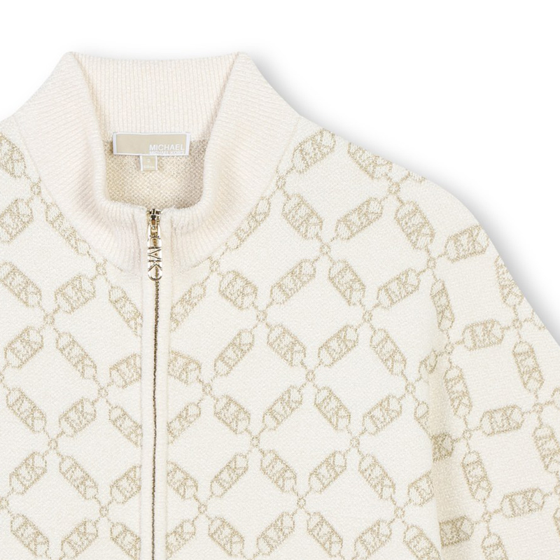 Zip-Up Knit Cape MICHAEL KORS 
                        GIRL