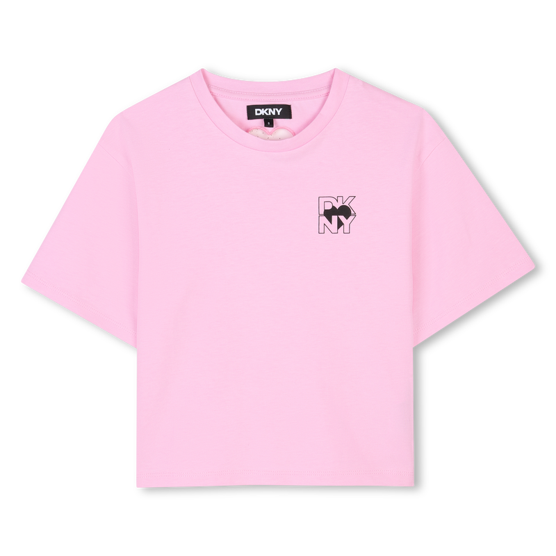 Short-sleeved cotton T-shirt DKNY 
                        GIRL
