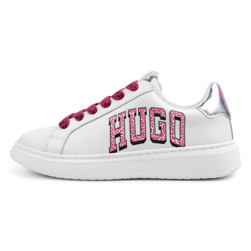 Printed Lace-Up Sneakers HUGO 
                        GIRL