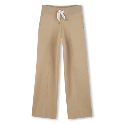 Wide-leg knit trousers LANVIN GIRL