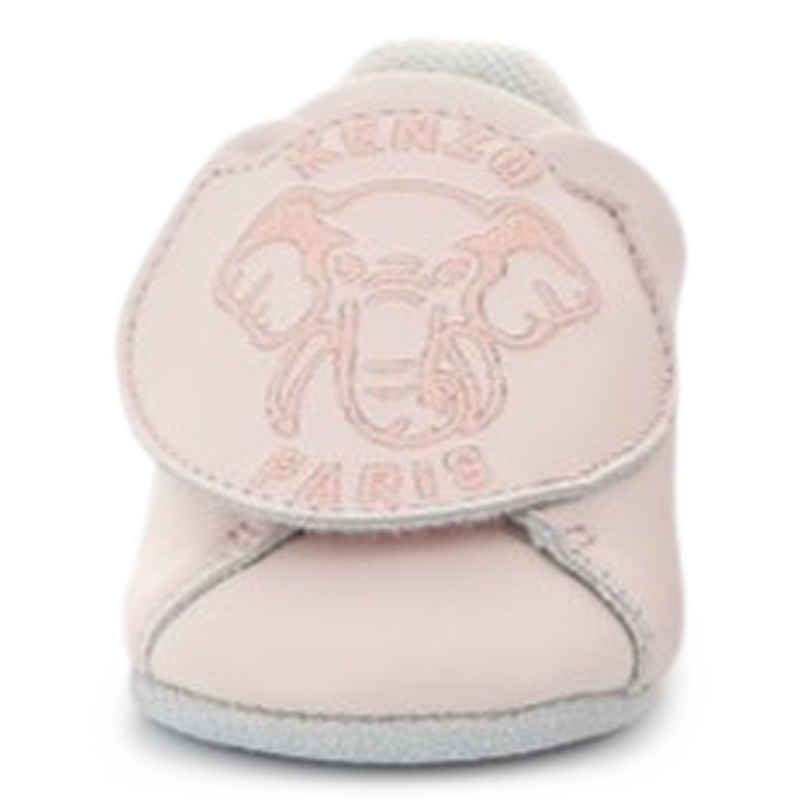 Leather Velcro slippers KENZO KIDS 
                    UNISEX