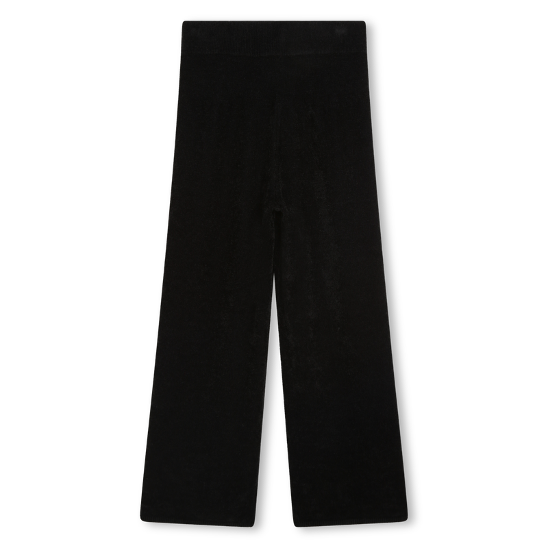 Wide leg plain knit trousers GIVENCHY 
                    GIRL