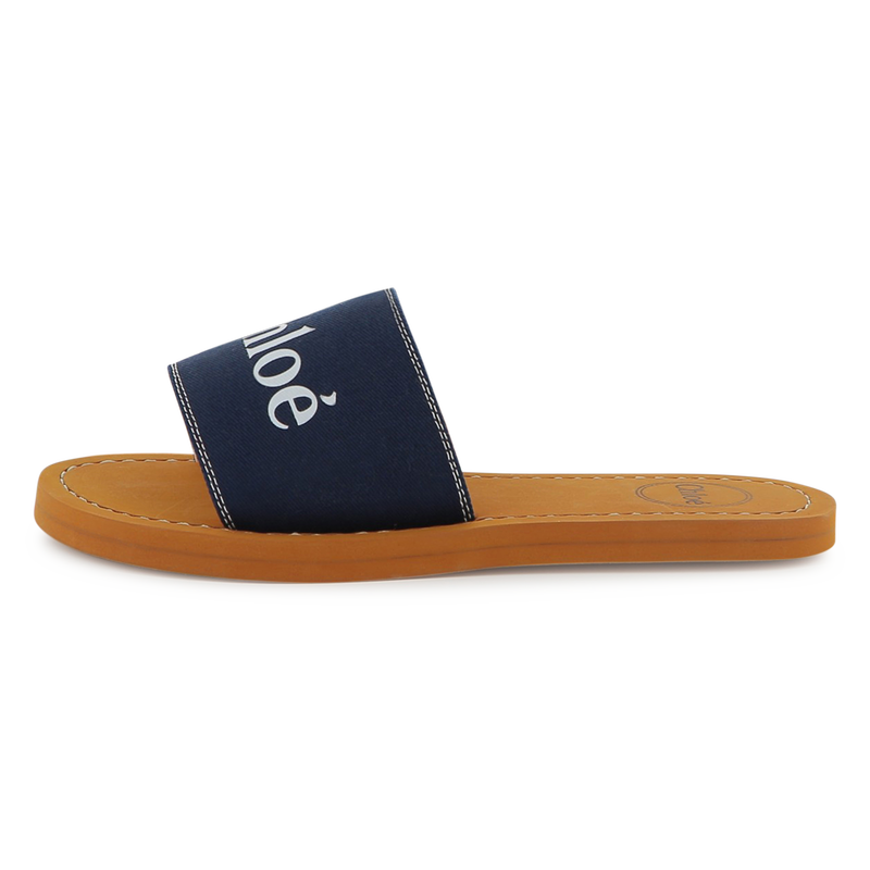 Fabric logo slides CHLOE 
                    GIRL