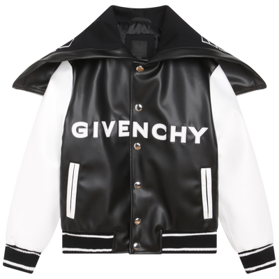 GIVENCHY Zipped-hood varsity jacket