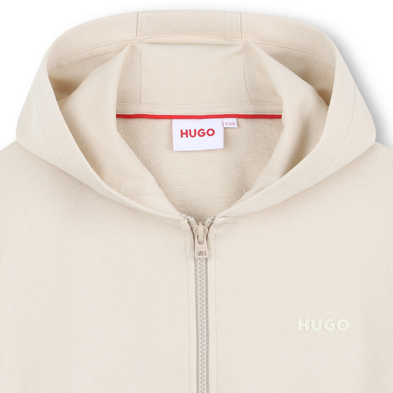 Hooded zipped sweatshirt HUGO 
                    BOY