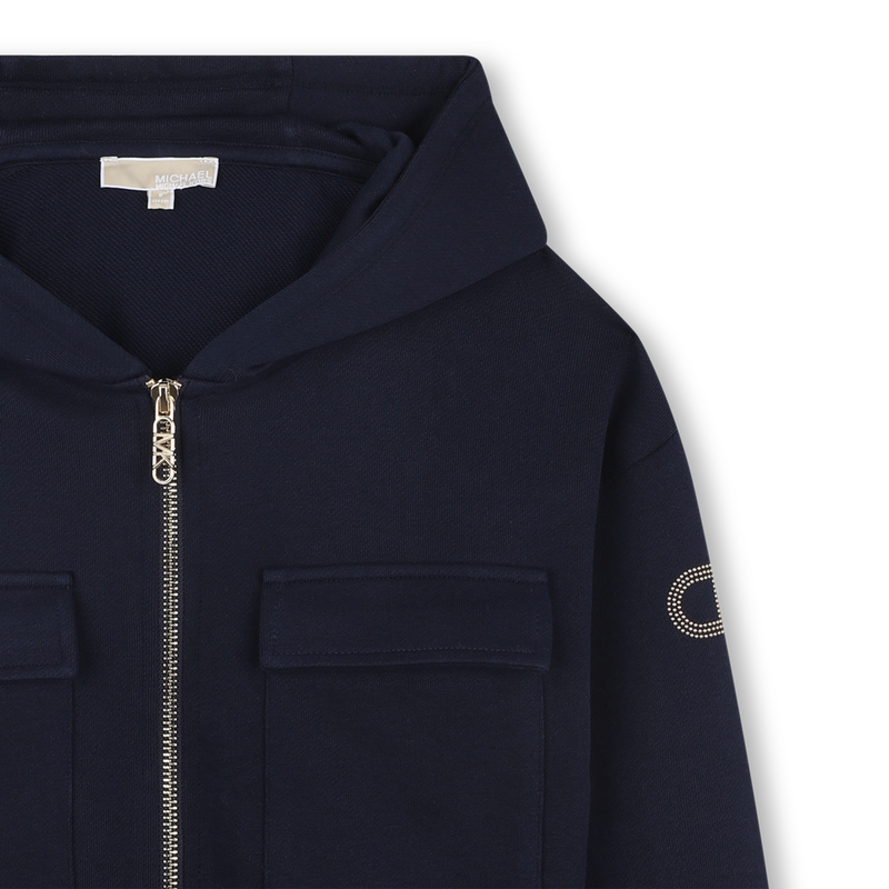 Hooded cardigan MICHAEL KORS 
                    GIRL