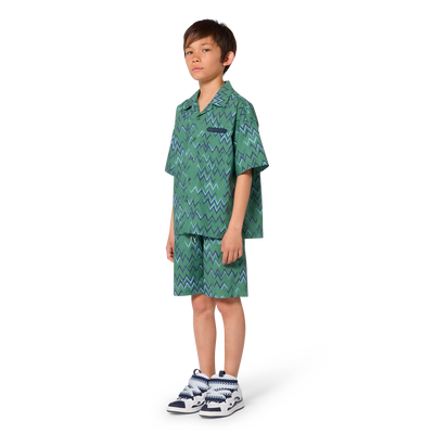 Poplin Bermuda Shorts LANVIN BOY